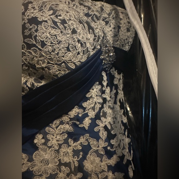 Size 14 Quinceañera dress.Shawl cover up,detachable sleeves,back,and straps. - Picture 8 of 8